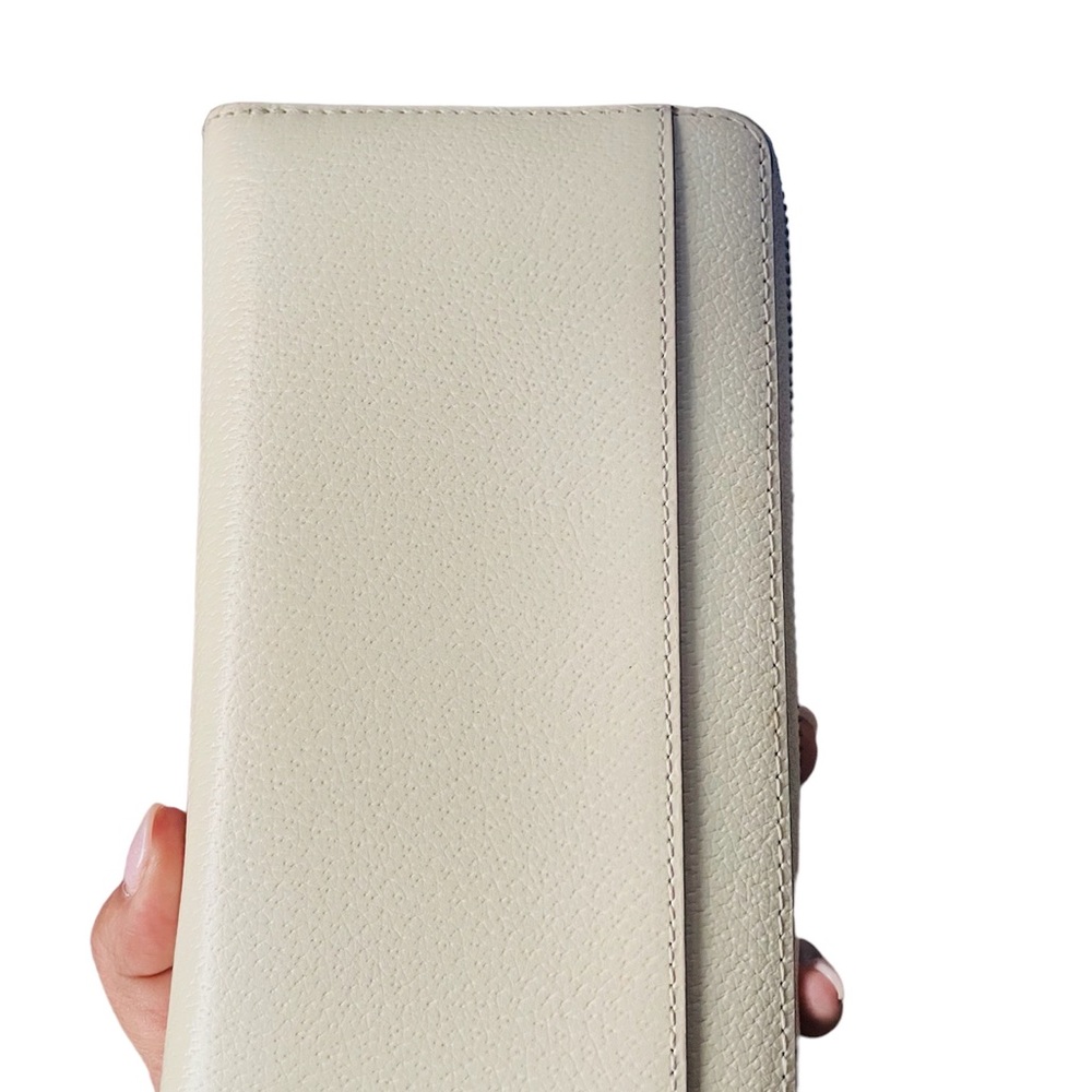 Kate Spade New York Wellesley Neda Zip Around Leather Wallet Ivory - Picture 3 of 8
